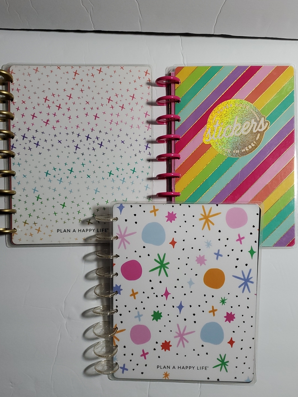 Lot Happy Planner 27 Rings 3 Covers